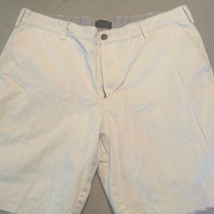 White mens shorts